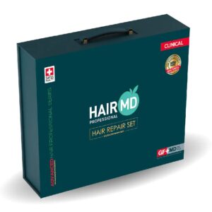 HairMD Repair Set 3 months – complete hair growth kit HairMD Clinical Hair Complex Serum for hair regrowth HairMD Repair Shampoo for anti hair loss and scalp care HairMD Spray Serum – daily scalp revitalizer HairMD Plus Food Supplement tablets for hair health HairMD Hair Repair Kit – 3 month intensive treatment HairMD hair restoration products for thicker stronger hair