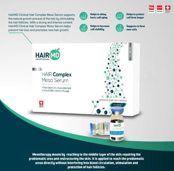 HairMD Hair Growth Serum for scalp care and anti hair loss. post-hair transplant serum, aftercare hair serum top-notch quality