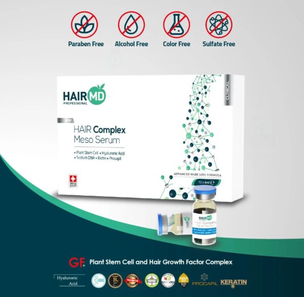 HairMD Hair Growth Serum for scalp care and anti hair loss. post-hair transplant serum, aftercare hair serum top-notch quality